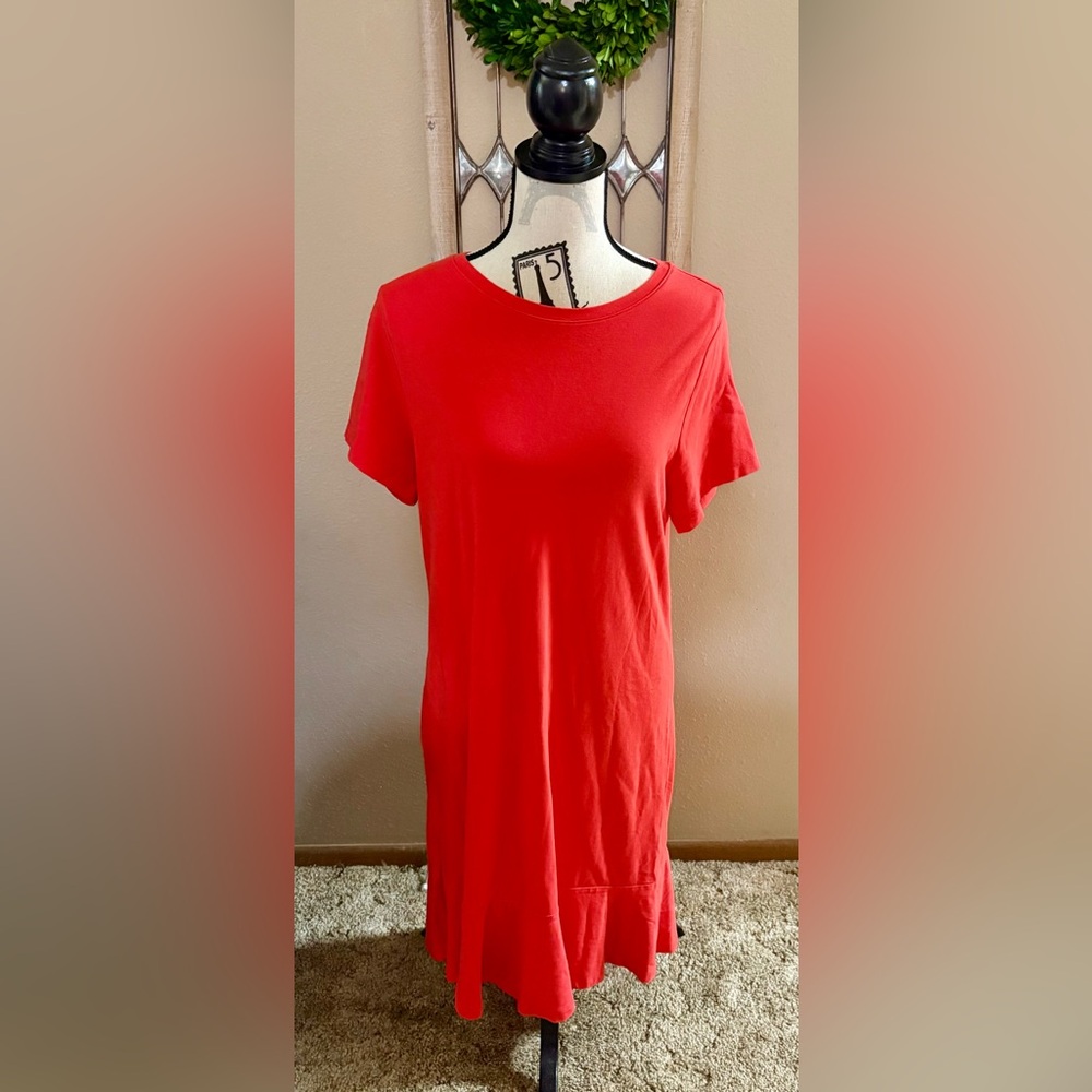 Isaac Mizrahi Live! size medium red dress, EUC
